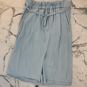 Philosophy Brand Flowy Chambray Skirt